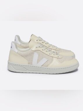 Veja V-10 J-MESH JUTE WHITE Sneakers Size 8